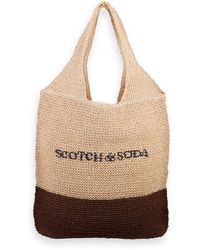 Scotch & Soda - Oversized Straw Bag Shopper - Lyst