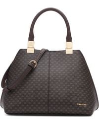 Calvin Klein - Geometric Satchel – 2 in - Lyst