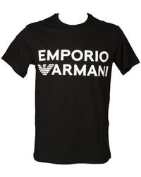 Emporio Armani - Logo Band Crew Neck T-Shirt - Lyst