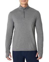 Amazon Essentials - Supersofter Funktions-Strickpullover mit Viertelreißverschluss - Lyst