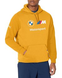 PUMA - Bmw M Motorsport Essentials Fleece Hoodie Hooded Sweatshirt - Lyst