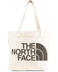 The North Face - NF0A3VWQR17 COTTON TOTE Zaino sportivo Adulto Weimaraner Brown Large Logo Print Taglia OS - Lyst