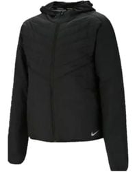 Nike - Sports Running Aerolayer Hoodie Jacket Black Dj0569-010 - Lyst