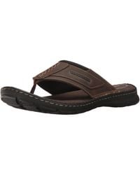 rockport flip flops mens