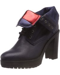 tommy hilfiger studs classic lace up boot