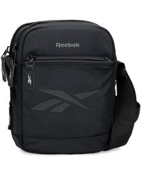Reebok - Newport Tablet Bag Shoulder Bag Two Compartments Black 22x27x8 Cms Polyester - Lyst
