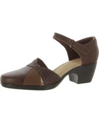 Clarks - Emily Rae Leather Adjustable Ankle Strap - Lyst