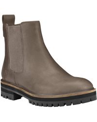 timberland womens london square chelsea hiker leather winter ankle boot