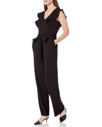 nine west black jumpsuit