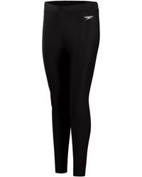Speedo - Swim Leggings | Pants | Comfort Fit Black - Lyst