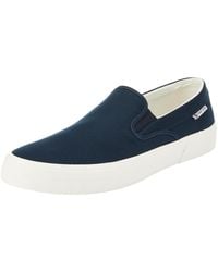 Tommy Hilfiger - Vulcanised Trainers Slip On Canvas Shoes - Lyst