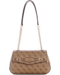 Guess - Katya Convertible Crossbody Flap Umhängetasche - Lyst