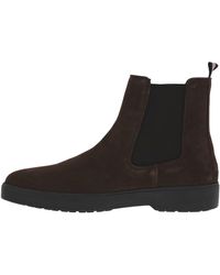 Tommy Hilfiger - Classic Hilfiger Suede Chelsea Mode-Stiefel - Lyst