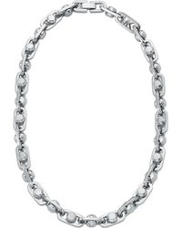 Michael Kors - Premium Astor Link Platinum-plated Brass Chain Necklace - Lyst