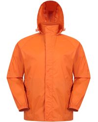 Mountain Warehouse - Pakka Mens Waterproof Packable Jacket - Isodry, Lightweight & Breathable Raincoat With Taped Seams & Packaway - Lyst