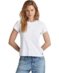 G-Star RAW - Cucitura Frontale Top - Lyst