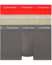 Calvin Klein - Low Rise Trunk 3pk 0000u2664g Boxer de Tiro Bajo - Lyst