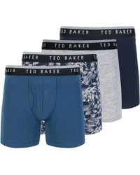 Ted Baker - 4 Pack Cotton Stretch Boxer Briefs - Lyst