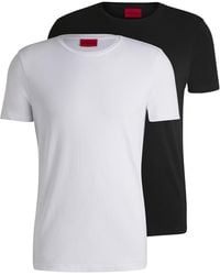 HUGO - Two-Pack Of Slim-Fit T-Shirts - Lyst