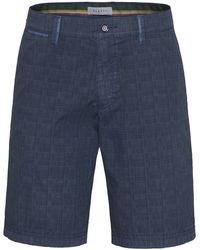 Bugatti Bermuda da uomo in cotone leggero con tasche anteriori francesi