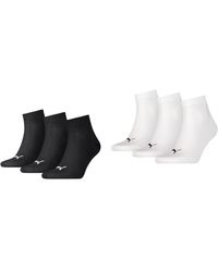 PUMA - Socken Schwarz 39-42 Socken Weiß 39-42 - Lyst