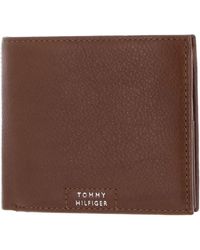 Tommy Hilfiger - Th Premium Leather Flap And Coin Wallet Warm Cognac - Lyst