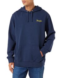 Wrangler - Logo Hoodie Hooded Sweatshirt - Lyst