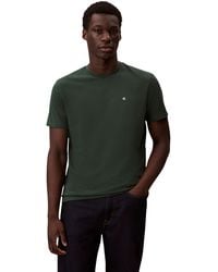 Calvin Klein - T-Shirt Kurzarm Classic Monogram Tee mit Rundhalsausschnitt - Lyst