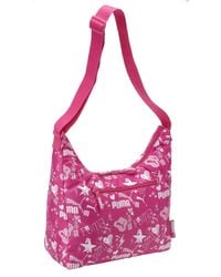 PUMA - Cross-body Bag Pink Very Berry-moonlite Mauve-white Sketchy Print 32 Cm - Lyst