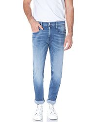 Replay - Jeans Uomo Anbass Slim Fit Hyperflex Elasticizzati - Lyst