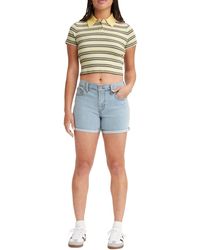 Levi's - 501 Mid Thigh Denim Shorts - Lyst