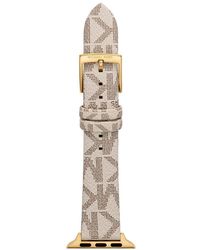 Michael Kors - Cinturino da donna per Apple Watch 18 mm PVC bianco - Lyst