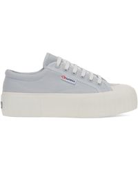 Superga - Sneakers - Basso - Donna - Grey - Lyst