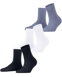 Esprit - Active Basic 3-pack W Sso Cotton Plain Multipack 3 Pairs Short Socks - Lyst
