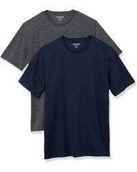 Amazon Essentials Slim-fit Short-sleeve Crewneck Pocket T-shirt in Blue for  Men | Lyst