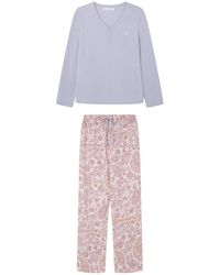 Women'secret - Lange Pyjama Voor - Lyst