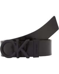 Calvin Klein - Belt Rubber 3.5 Cm Leather - Lyst