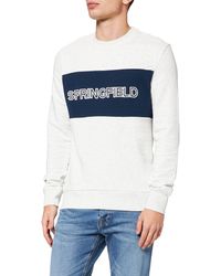 Sudaderas Springfield para hombre en rebajas | FASHIOLA.es