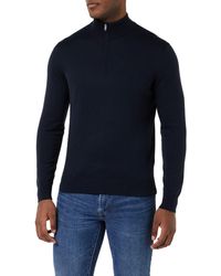 Hackett - Cotton Cashmere Hzip Pullover Sweater - Lyst