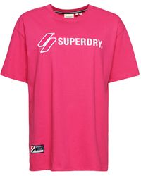 Superdry - S Code SL Applique Loose Tee T-Shirt - Lyst
