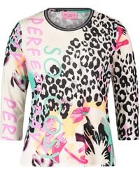 Betty Barclay - Basic Shirt mit Print Pink/Green,36 - Lyst