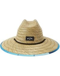 Billabong - Mens Classic Printed Straw Lifeguard Sun Hat - Lyst