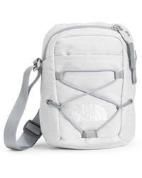 The North Face - Jester Crossover Bag Tnf White Metallic Melange/mid Grey One Size - Lyst