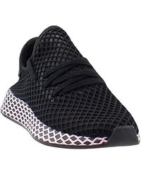 adidas deerupt black and lilac