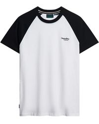 Superdry - Essential Logo Baseball Short Sleeve Round Neck T-shirt 2xl - Lyst