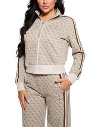 Guess - Jean G Logo Full Zip Sweatshirt Maglia di Tuta - Lyst