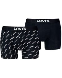 Levi's - Logo All-Over Print Organic Cotton Calzoncillos Boxer - Lyst