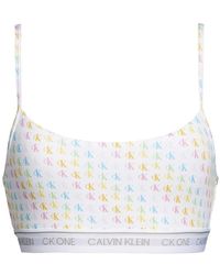 Calvin Klein - Ck One Cotton Modal Blend String Bralette - Lyst