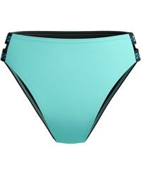 Speedo - S Solid Logo Elastic High Waist Bikini Bottoms Arctic Glass 14 - Lyst