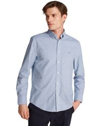 Tommy Hilfiger - Flex Poplin Classic Stp Rf Shirt Mw0mw37549 L/s Shirt - Lyst